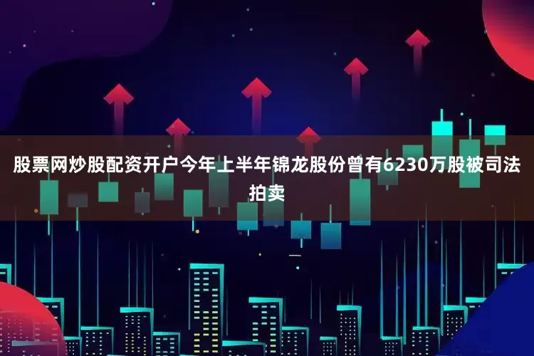 股票网炒股配资开户今年上半年锦龙股份曾有6230万股被司法拍卖